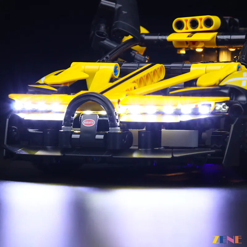 zene bricks LEGO Bugatti Bolide #42151 Light Kit