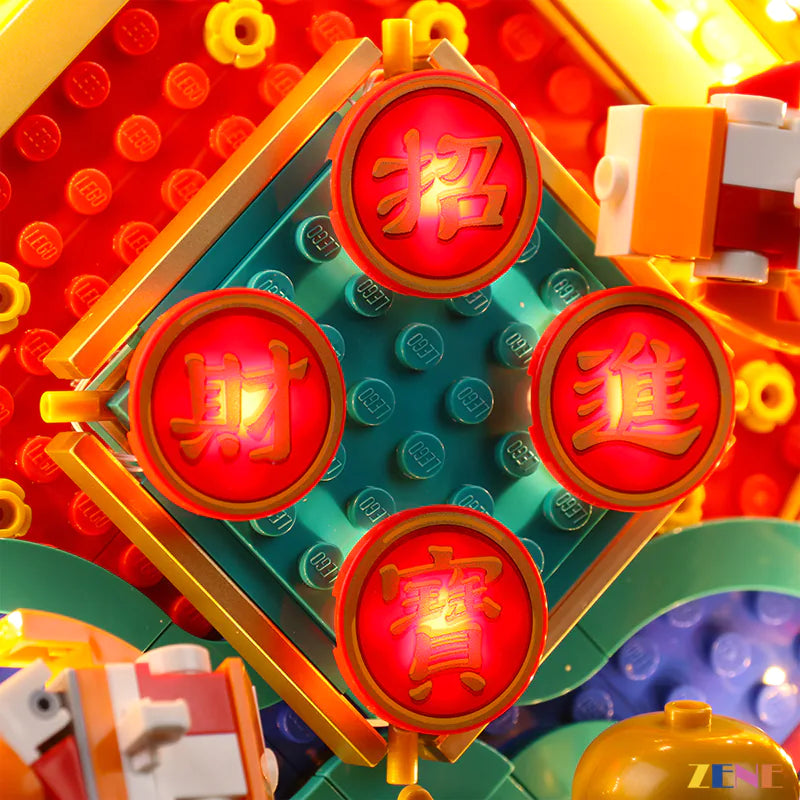 zene bricks LEGO Lunar New Year Display #80110 Light Kit