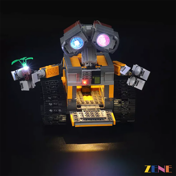ZENE Bricks LEGO Wall-E Robot #21303 Light Kit