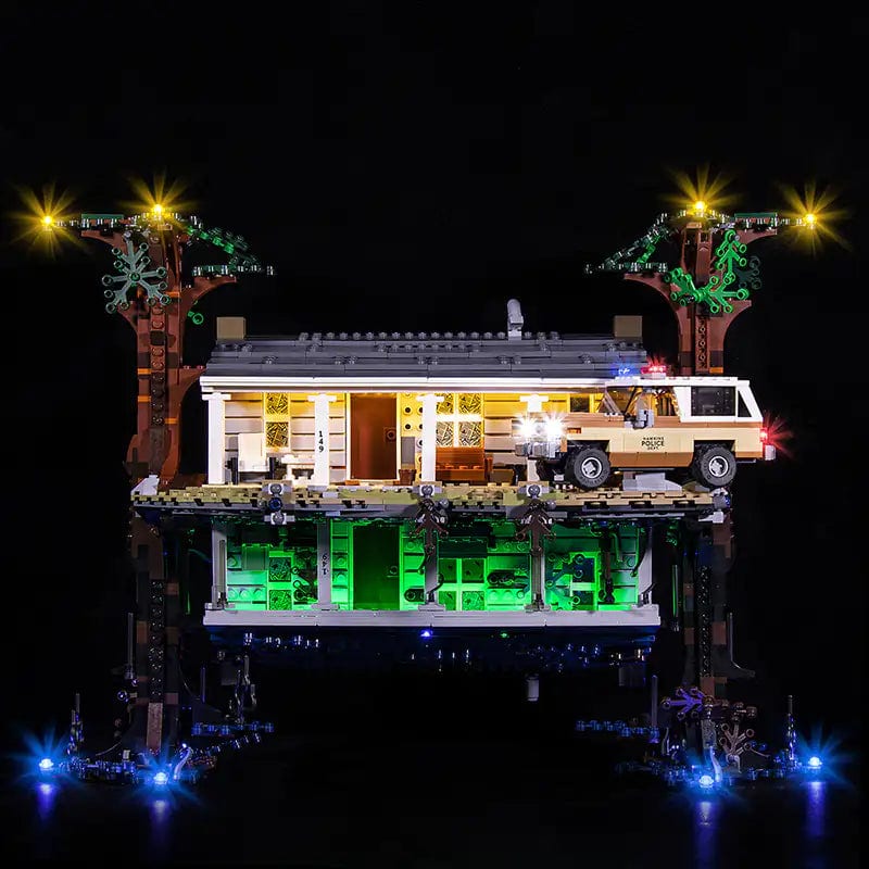 zene bricks LEGO The Upside Down #75810 (Ver. 2) Light Kit Halloween