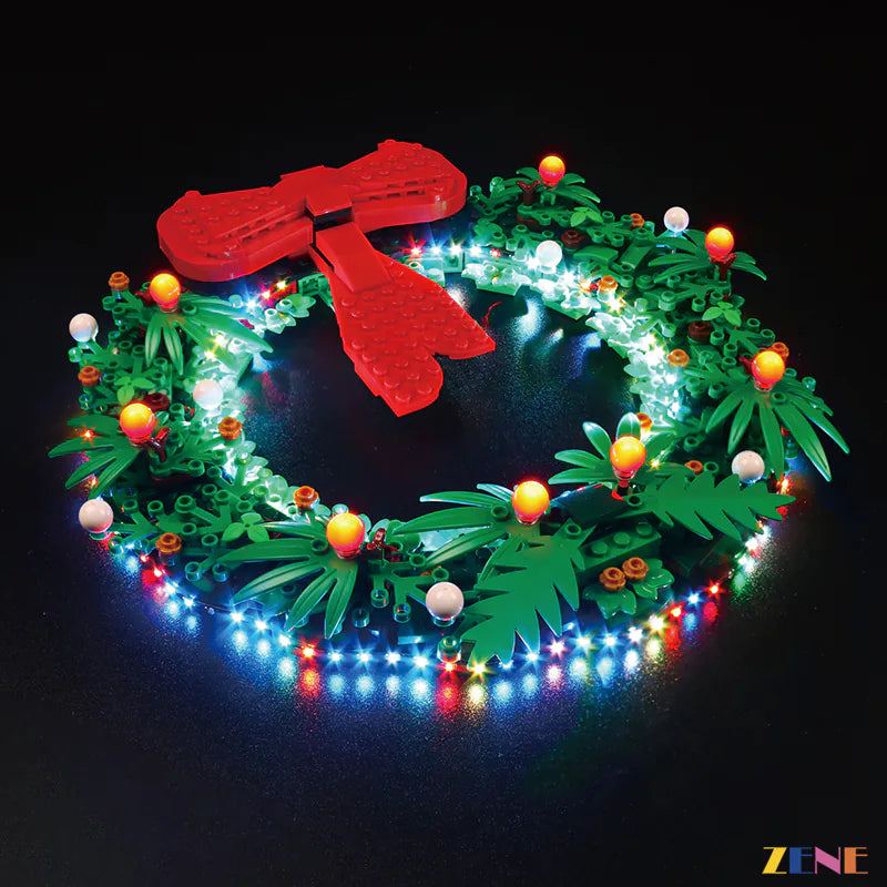 zene bricks LEGO Wreath 2-in-1 #40426 Light Kit