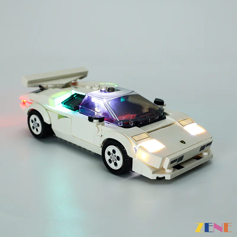 LEGO Lamborghini Countach #76908 Light Kit – ZENE LEGO Lamborghini Countach #76908 Light Kit – ZENE