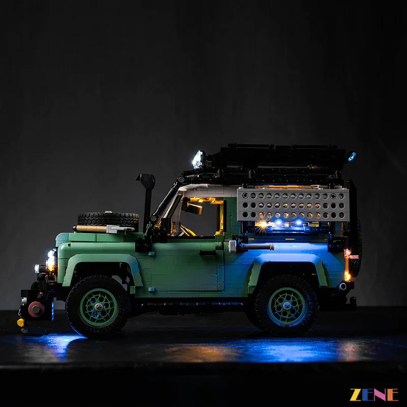 zene bricks Light Kit for LEGO Land Rover Classic Defender 90 #10317