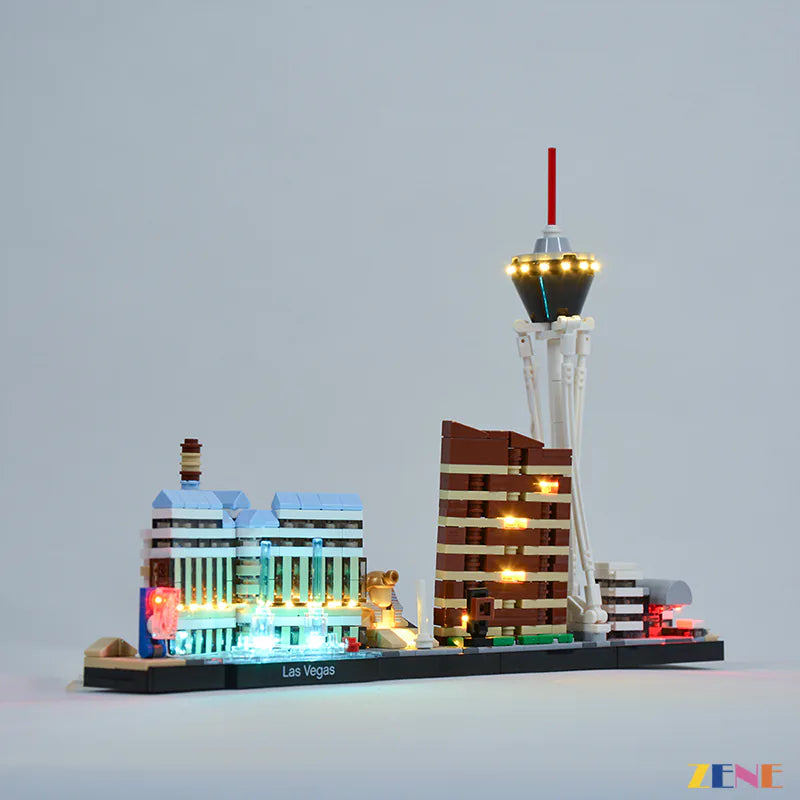 zene bricks LEGO Las Vegas #21047 Light Kit