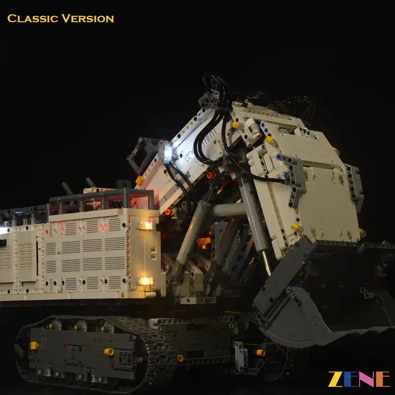 zene bricks LEGO R 9800 Liebherr Excavator #42100 Light Kit