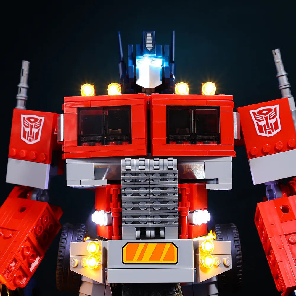 By3 luz 2枚セット Lego Optimus Prime 10302 Light Kit(Nice Night Mode
