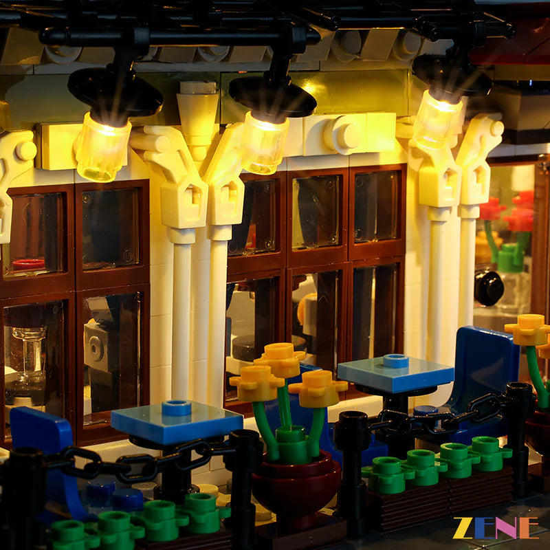 zene bricks LEGO Parisian Restaurant #10243 Light Kit