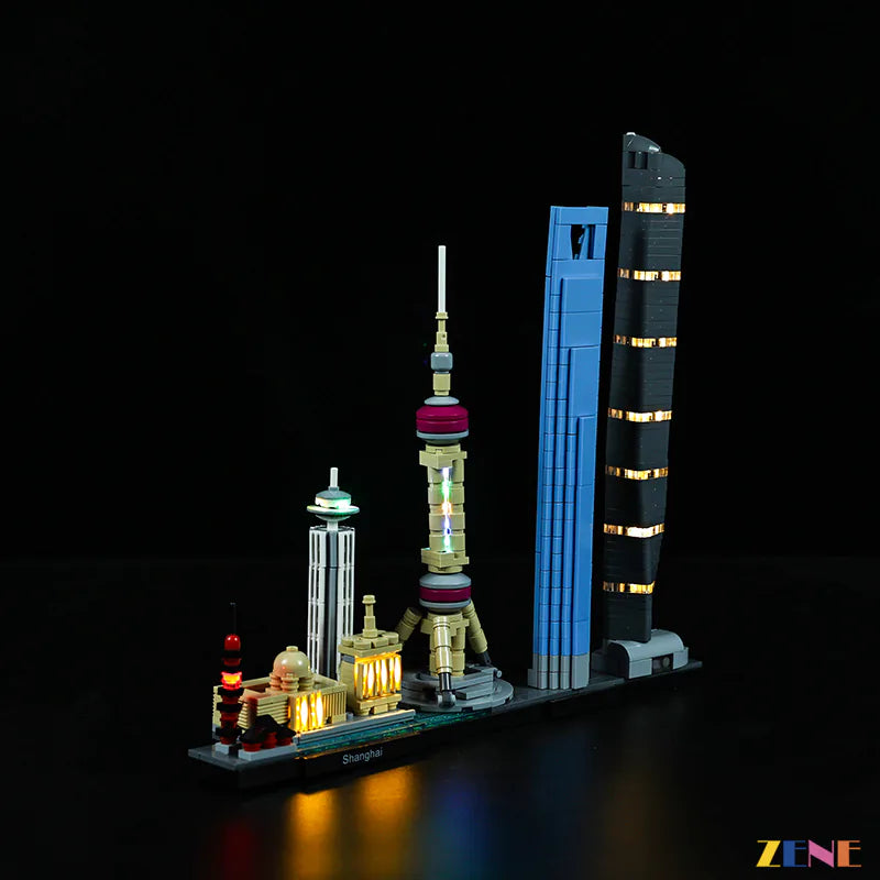 zene bricks LEGO Shanghai #21039 Light Kit
