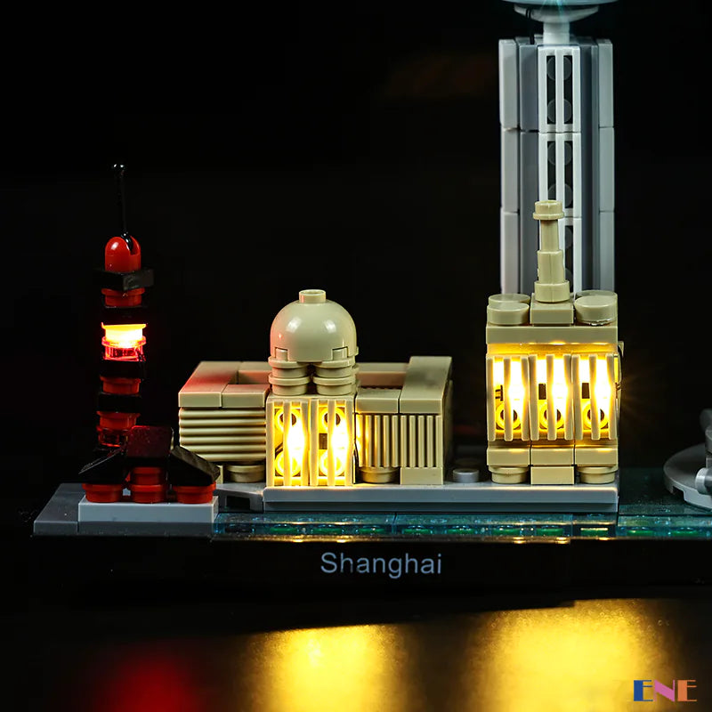 zene bricks LEGO Shanghai #21039 Light Kit