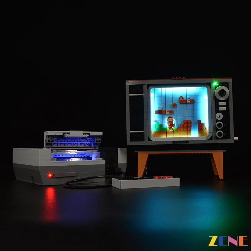 zene bricks LEGO Super Mario™ Nintendo Entertainment System™ #71374 Light Kit