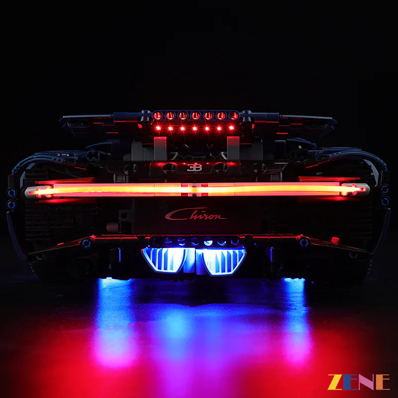 zene bricks Light Kit for LEGO Technic™ Bugatti Chiron #42083