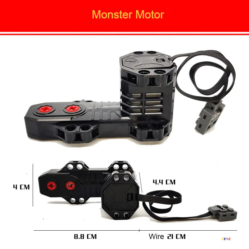 zene bricks Power Functions Kit for LEGO Porsche 911 GT3 R REXY AO #42224 Motorized & Power Up