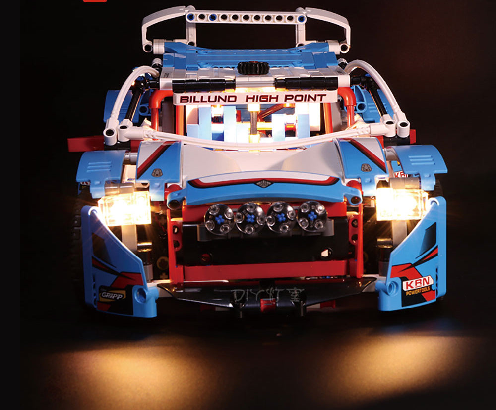 Custom Lego Rally LEGO Rally Car #42077 Light Kit