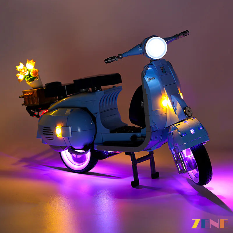 zene bricks LEGO Vespa 125 #10298 Light Kit
