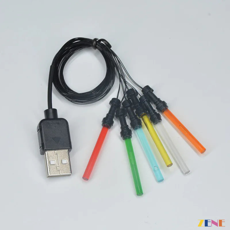 zene bricks MOC Accessory for Led Light Kit Lightsaber Light Kit
