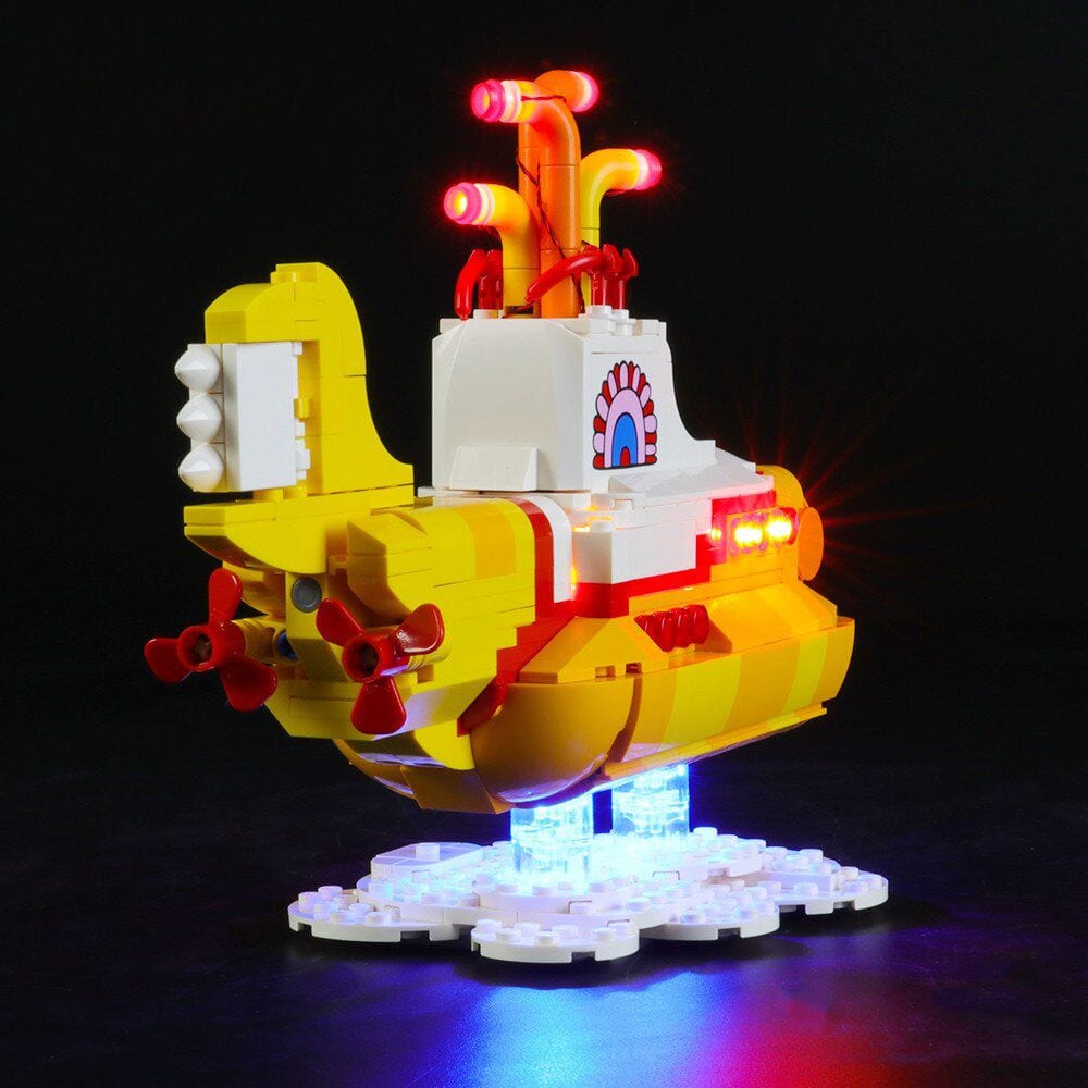 zene bricks LEGO Yellow Sub marine #21306 Light Kit