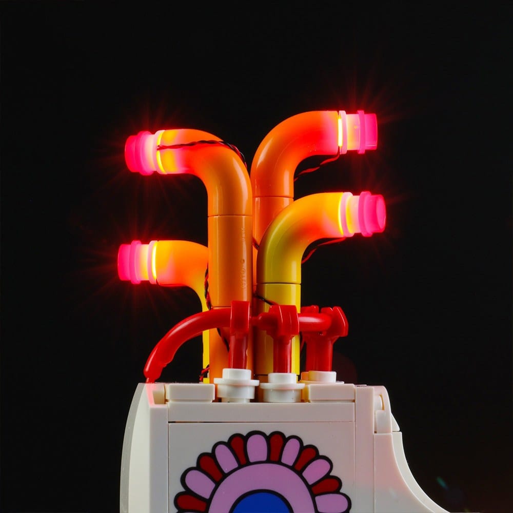 zene bricks LEGO Yellow Sub marine #21306 Light Kit