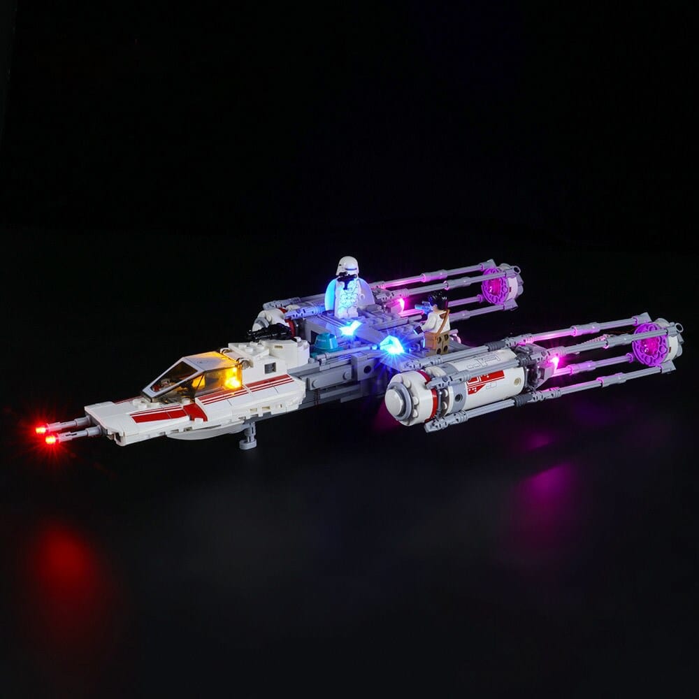 zene bricks Light Kit for LEGO Resistance Y-Wing Starfighter™ #75181