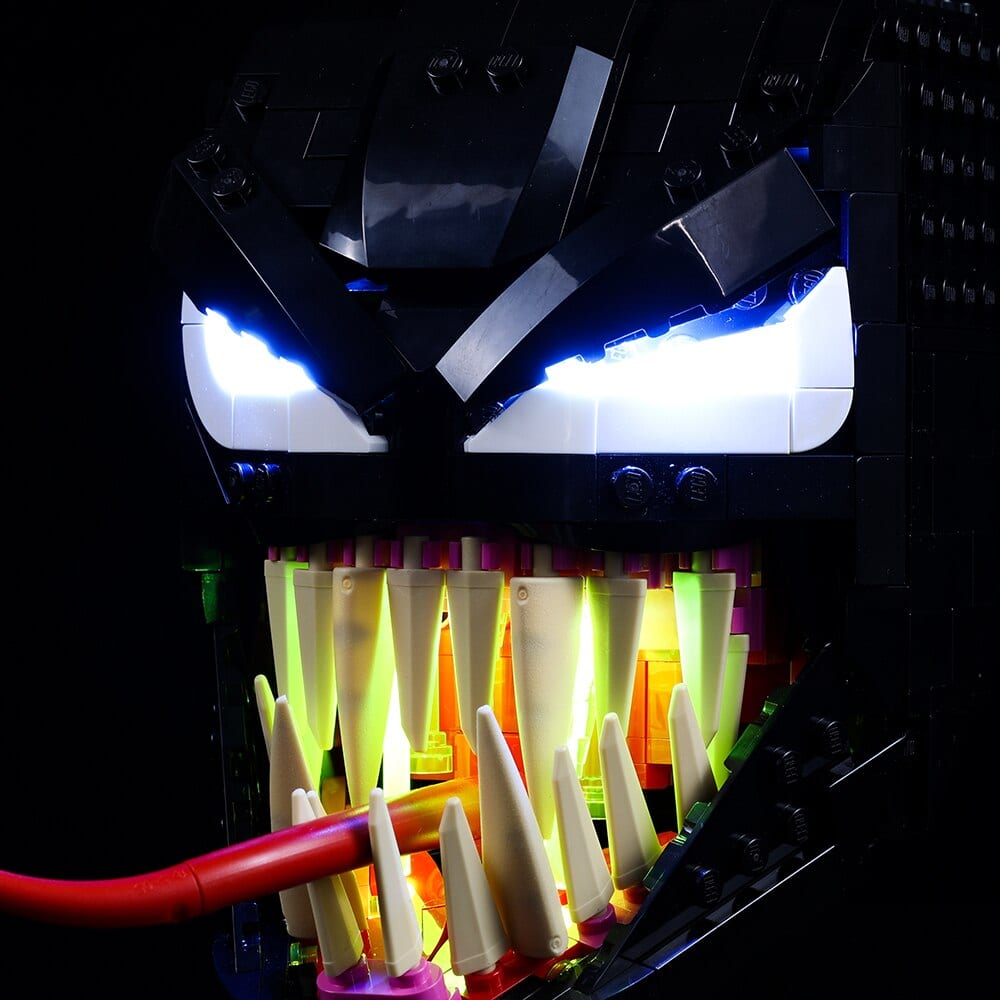 zene bricks LEGO Venom Mask #76187 Light Kit