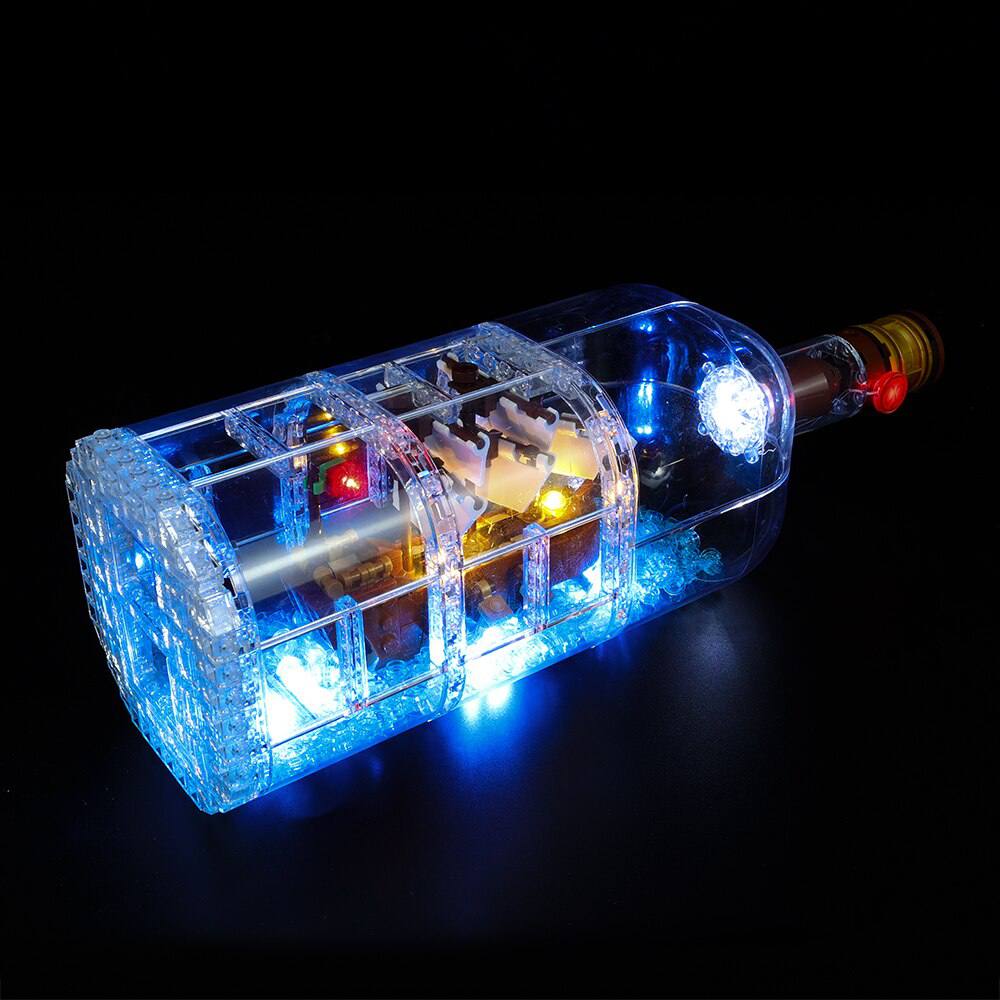 zene bricks LEGO Ship in a Bottle #21313 Light Kit