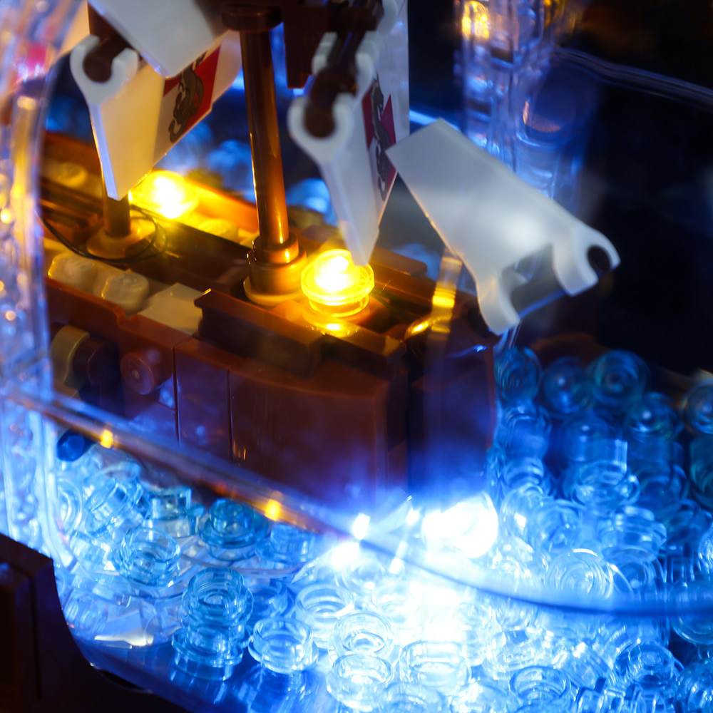 zene bricks LEGO Ship in a Bottle #21313 Light Kit
