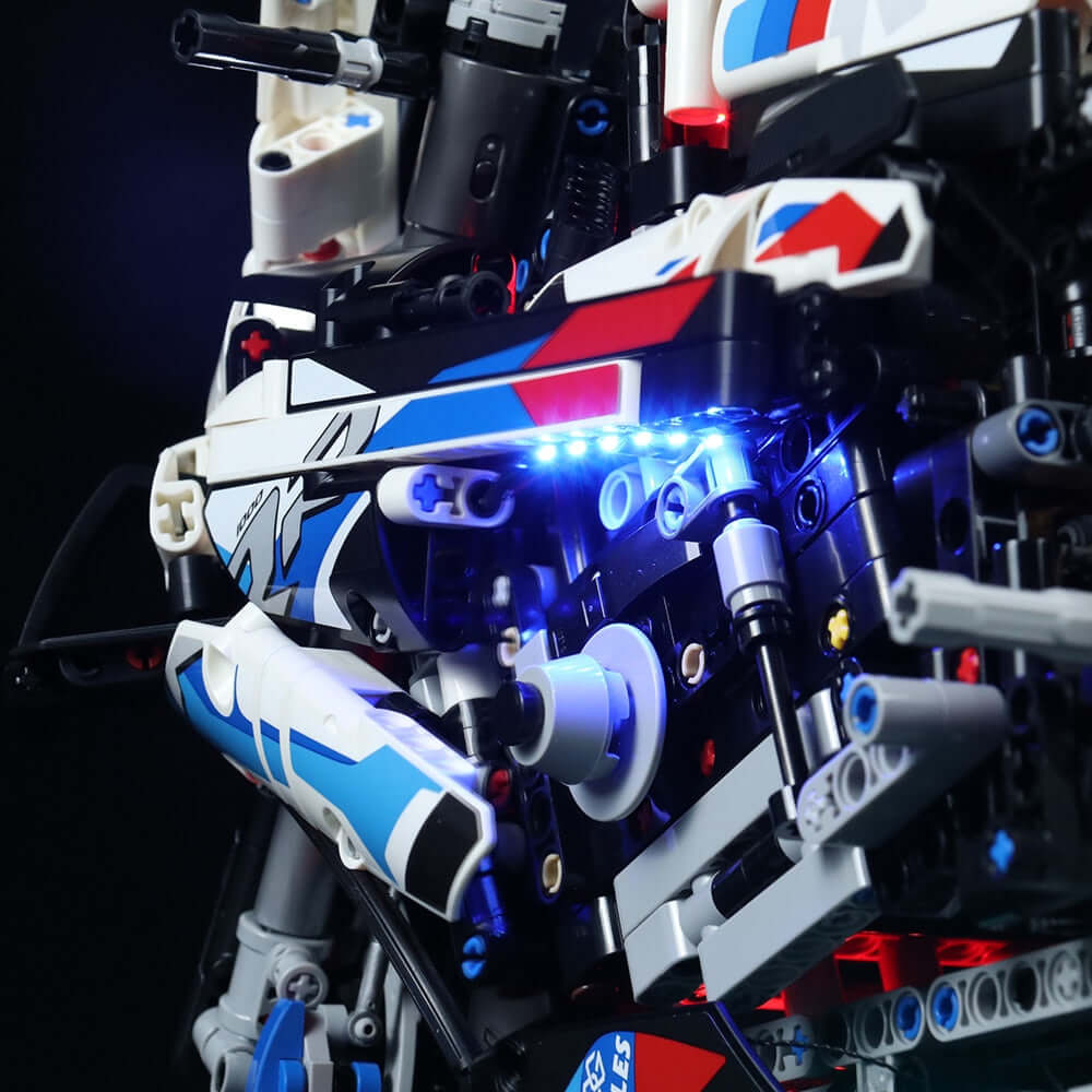 zene bricks LEGO Technic™ Motorcycle M1000 #42130 Light Kit