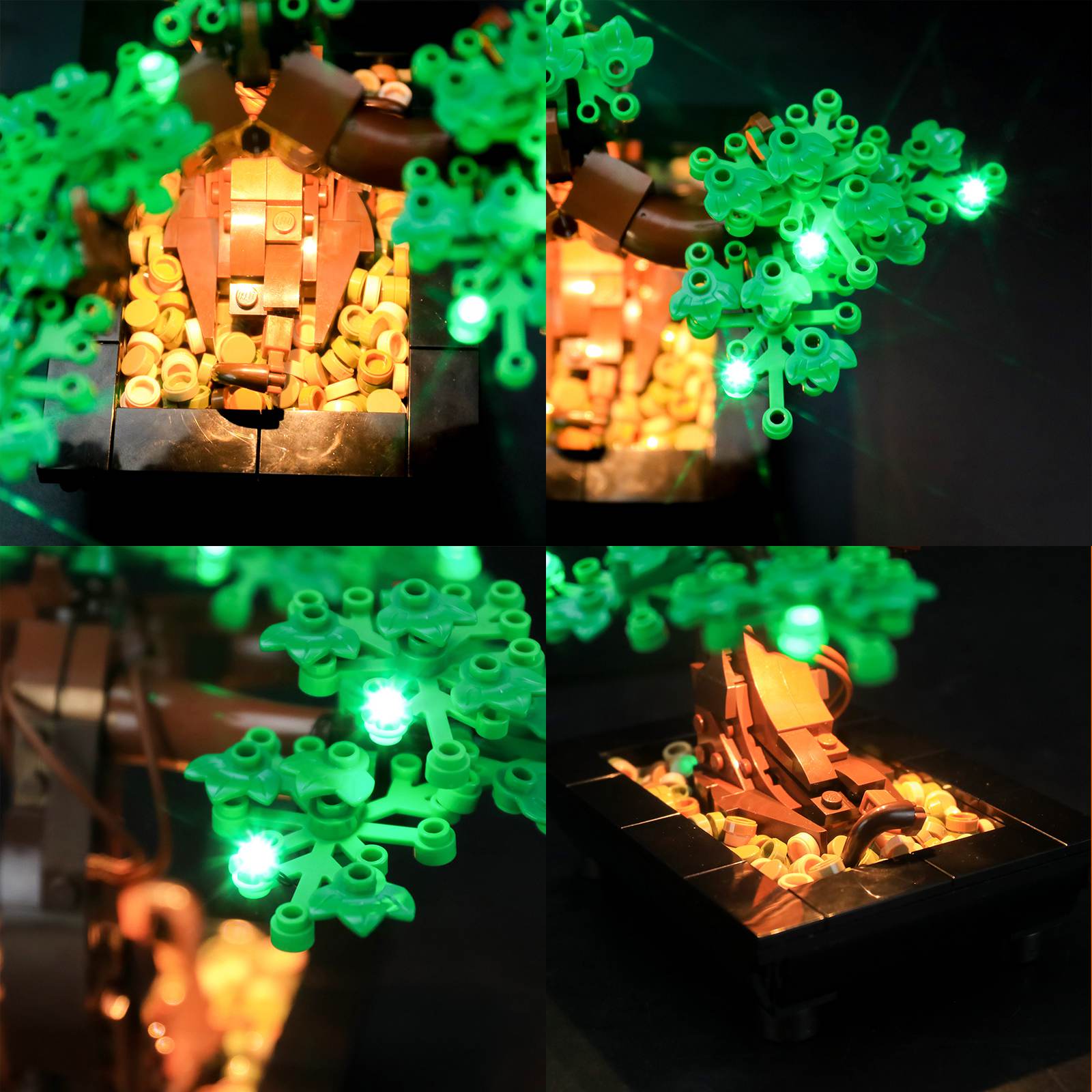 zene bricks LEGO Bonsai Tree #10281 Light Kit