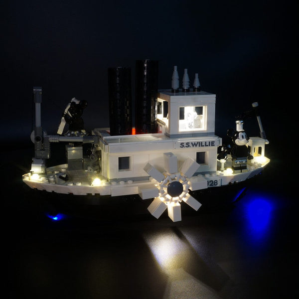 steamboat willie lego 21317 Light Kit