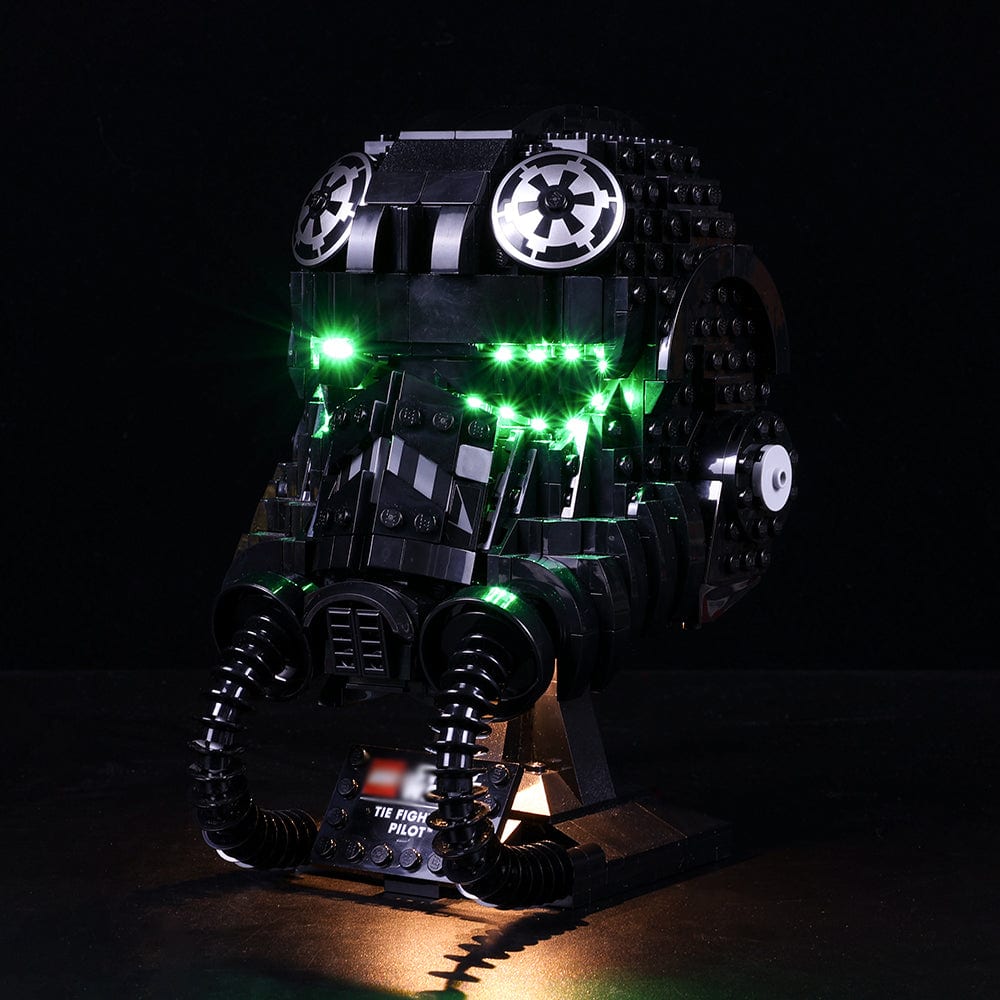 zene bricks LEGO TIE Fighter Pilot Helmet #75274 Light Kit