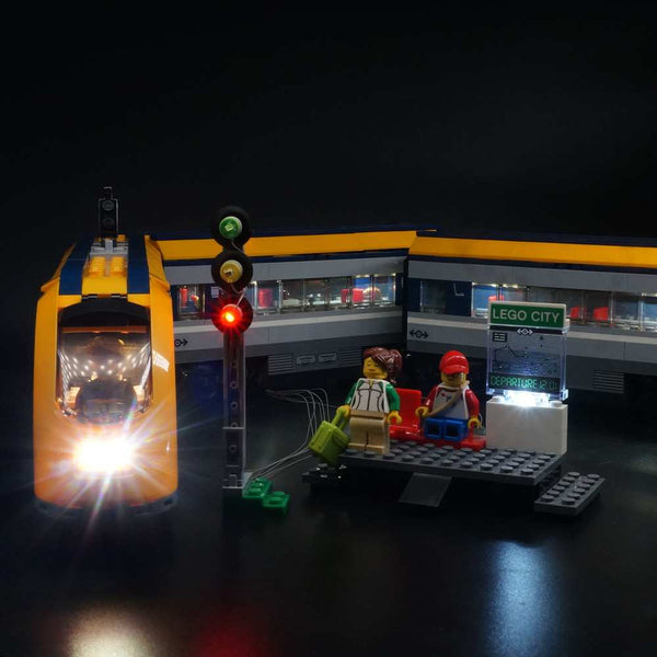 Lego City Express Passenger Train Toy Rc Lights Set