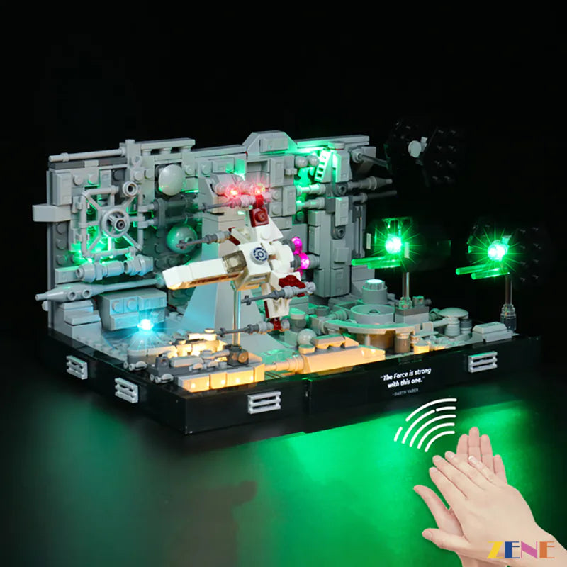 zene bricks LEGO Trench Run Diorama #75329 Light Kit